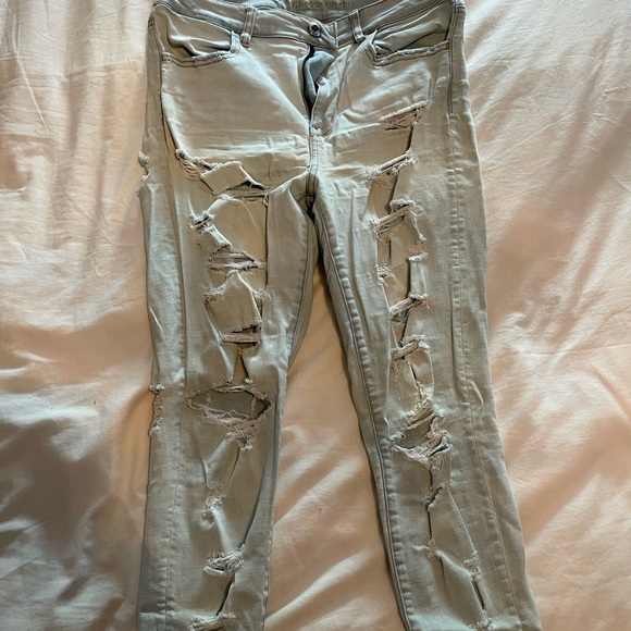 3 jeans IN ONE ! Two black jeans one light blue - Picture 4 of 6